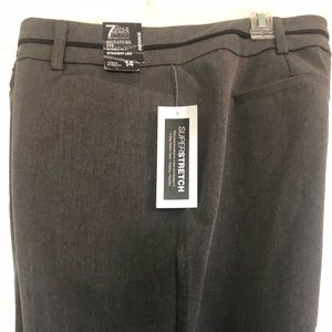 Straight leg super stretch pants size 14 NWT